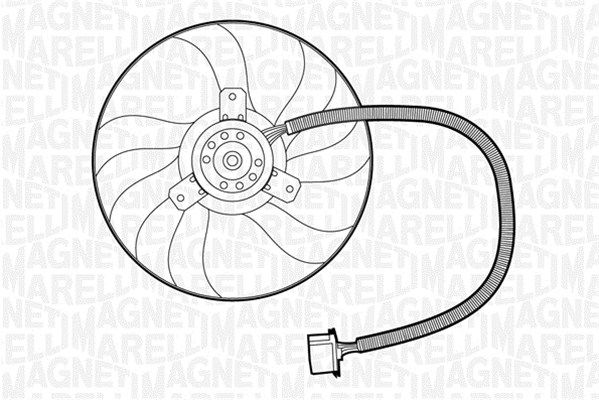 MAGNETI MARELLI Вентилятор, охлаждение двигателя 069422266010